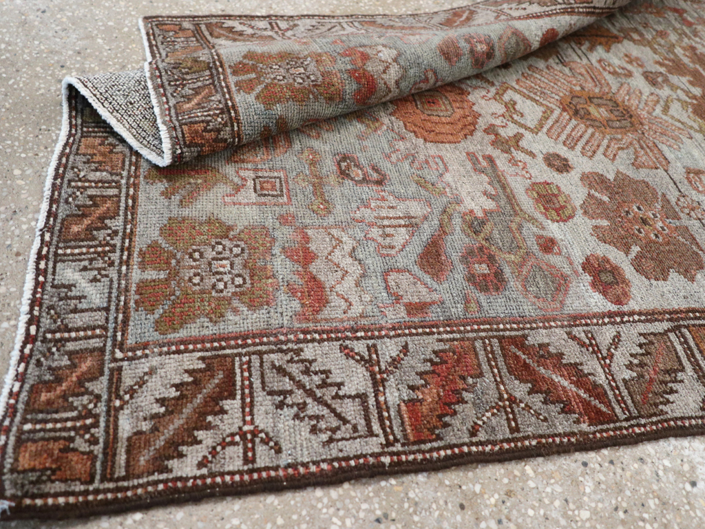 Vintage Persian Kurdish Rug, No.18470 - Staging