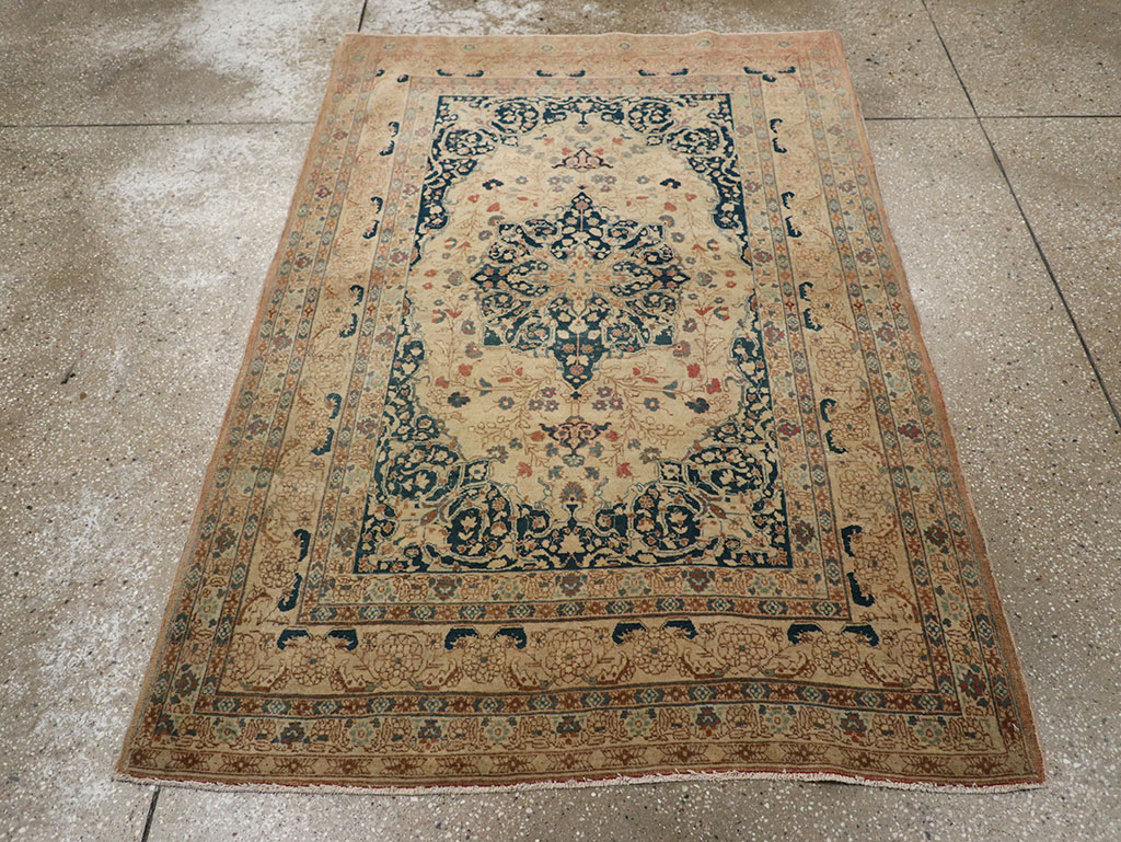Antique Persian Tabriz Hagi Jalili Rug, No.18474 - Staging