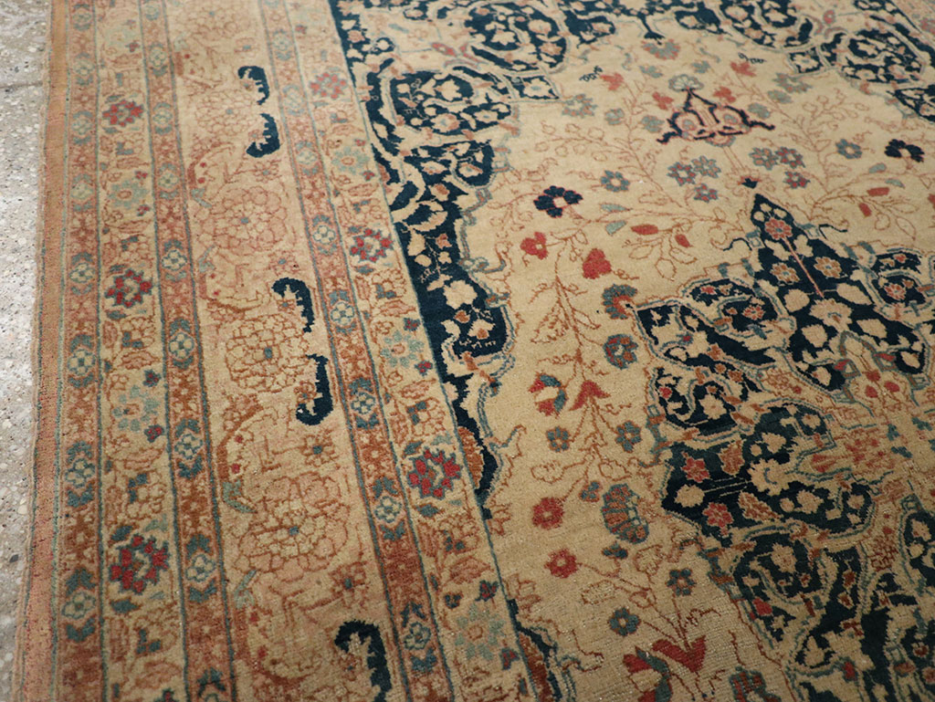 Antique Persian Tabriz Hagi Jalili Rug, No.18474 - Staging