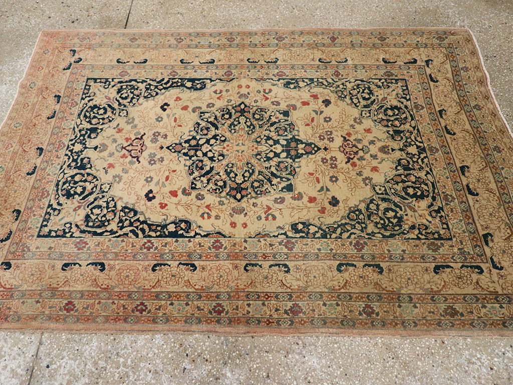 Antique Persian Tabriz Hagi Jalili Rug, No.18474 - Staging