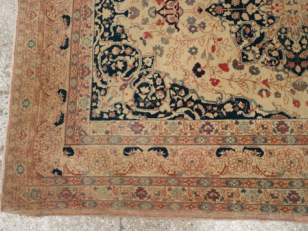Antique Persian Tabriz Hagi Jalili Rug, No.18474 - Staging