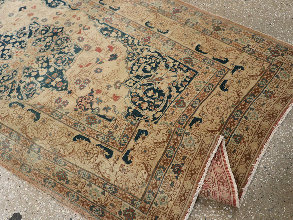 Antique Persian Tabriz Hagi Jalili Rug, No.18474 - Staging
