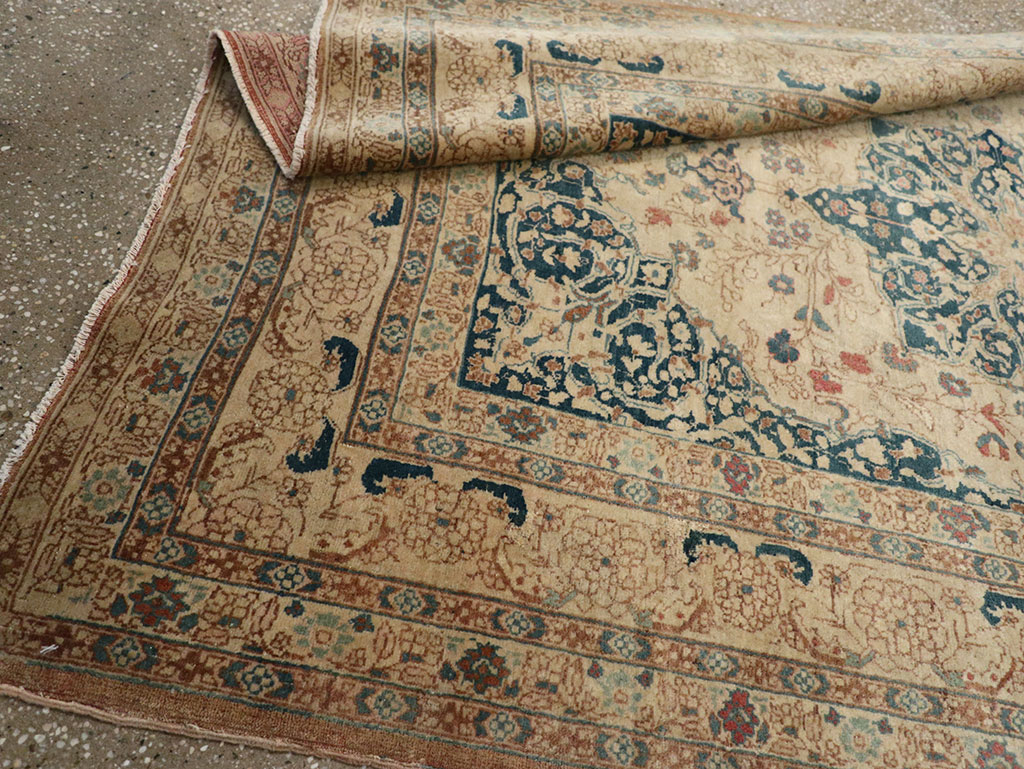 Antique Persian Tabriz Hagi Jalili Rug, No.18474 - Staging