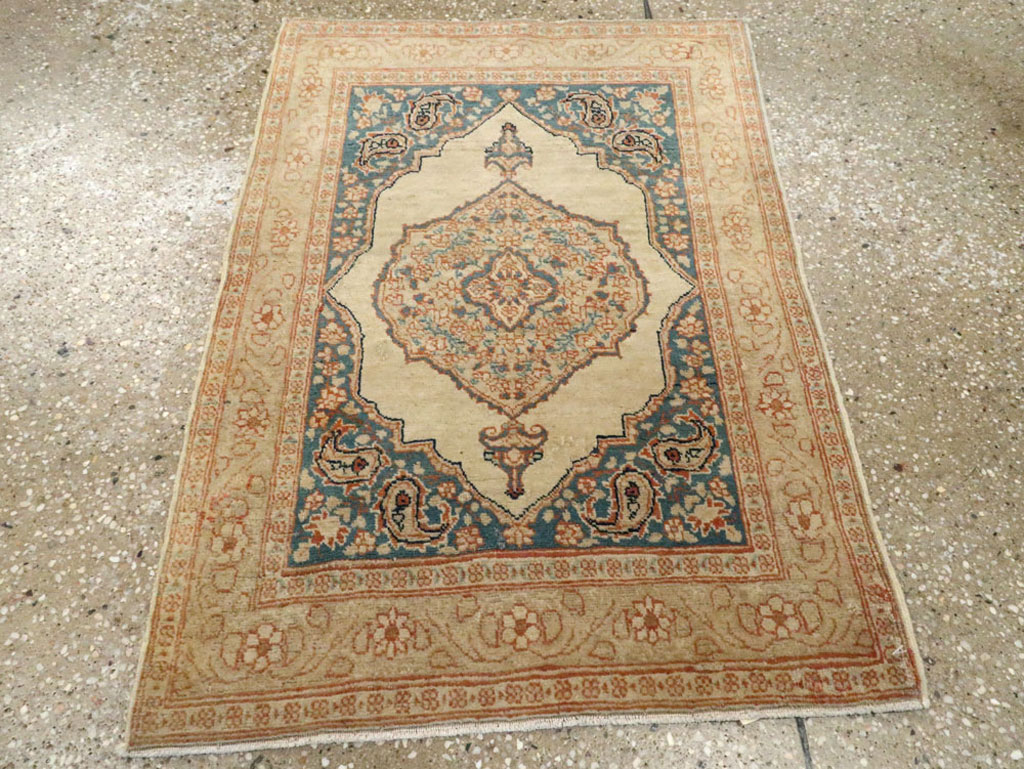 Antique Persian Tabriz Hagi Jalili Rug, No.18481 - Staging