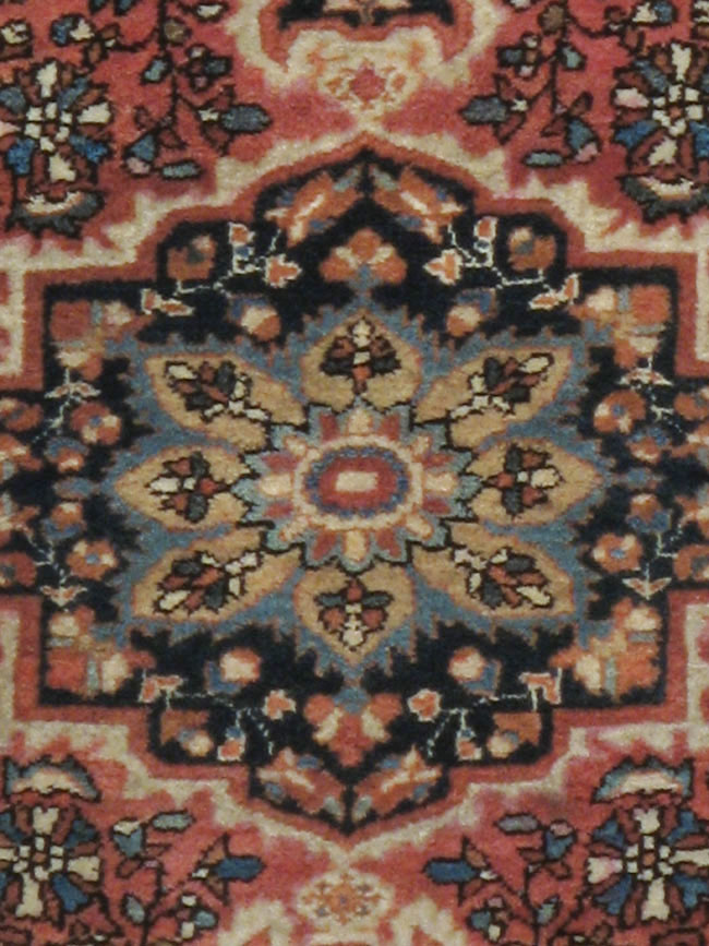 Antique Persian Sarouk Fereghan Rug, No.18482 - Staging