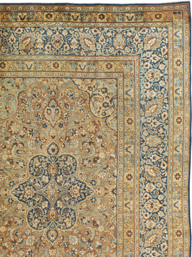Antique Persian Mashad Carpet, No.18484 - Staging