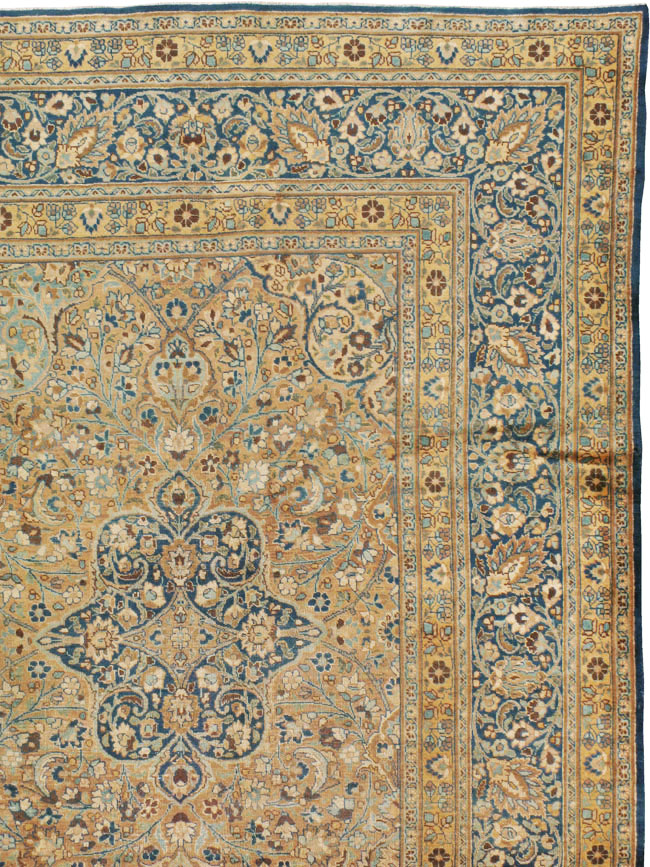 Antique Persian Mashad Carpet, No.18484 - Staging