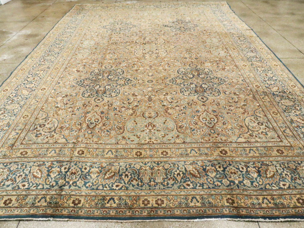 Antique Persian Mashad Carpet, No.18484 - Staging