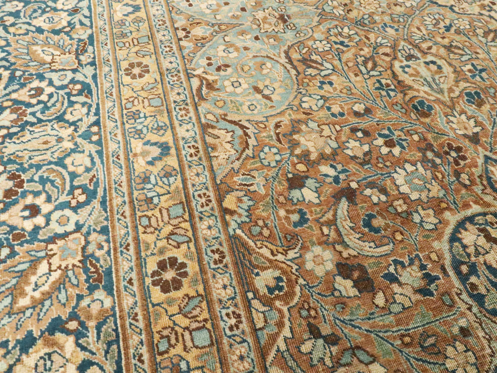 Antique Persian Mashad Carpet, No.18484 - Staging