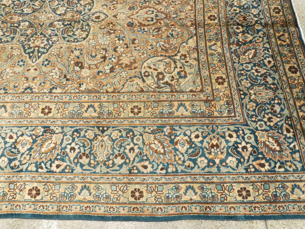 Antique Persian Mashad Carpet, No.18484 - Staging