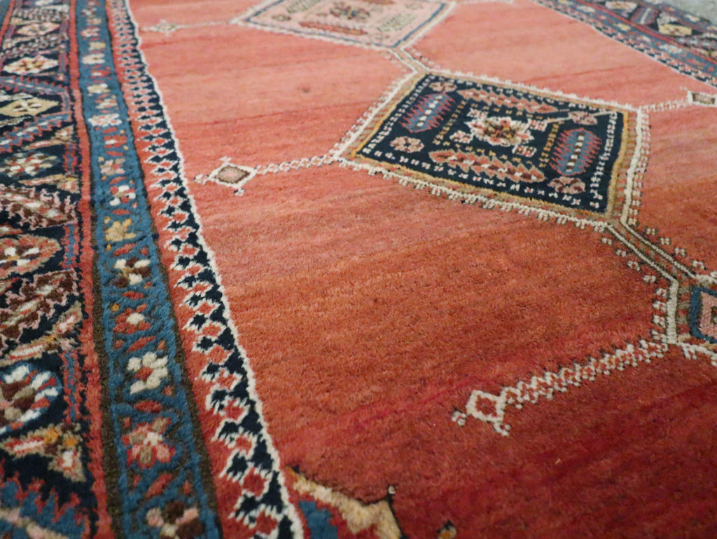 Antique Persian Bakshaish Runner, No.18510 - Staging