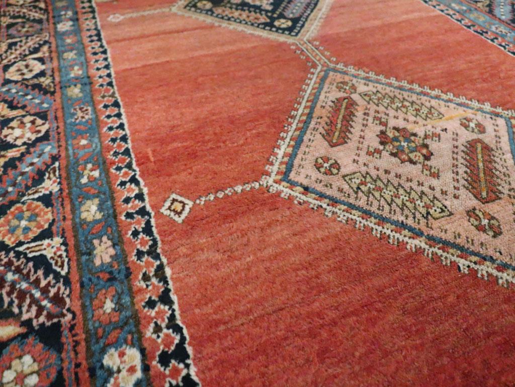 Antique Persian Bakshaish Runner, No.18510 - Staging