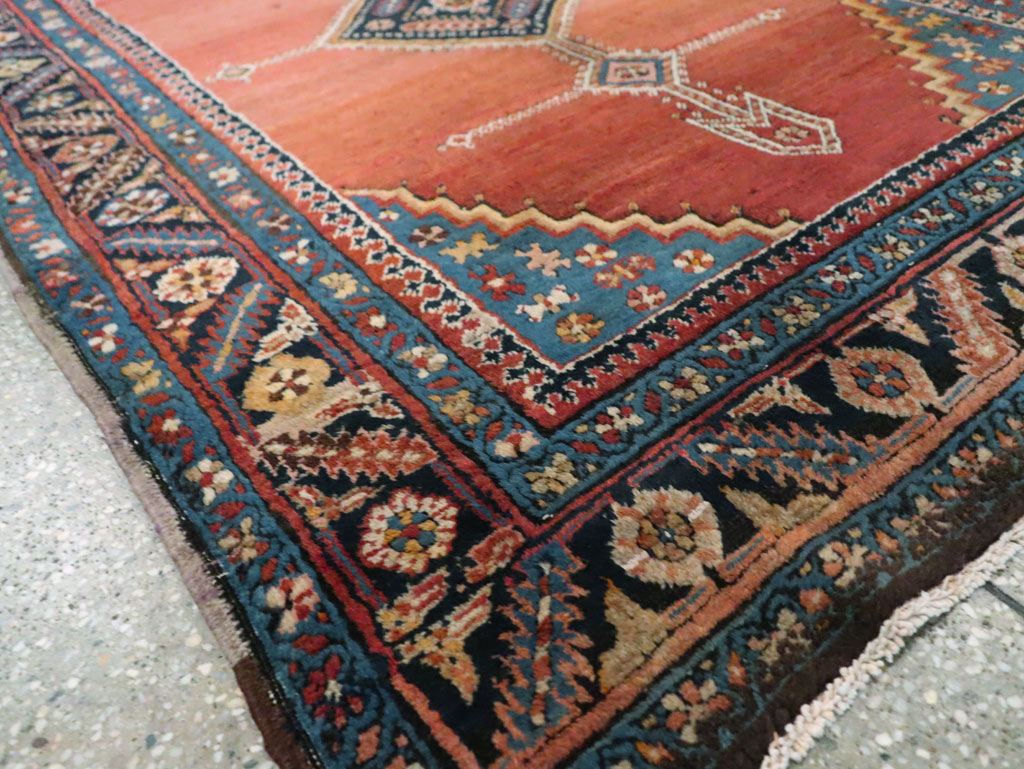 Antique Persian Bakshaish Runner, No.18510 - Staging