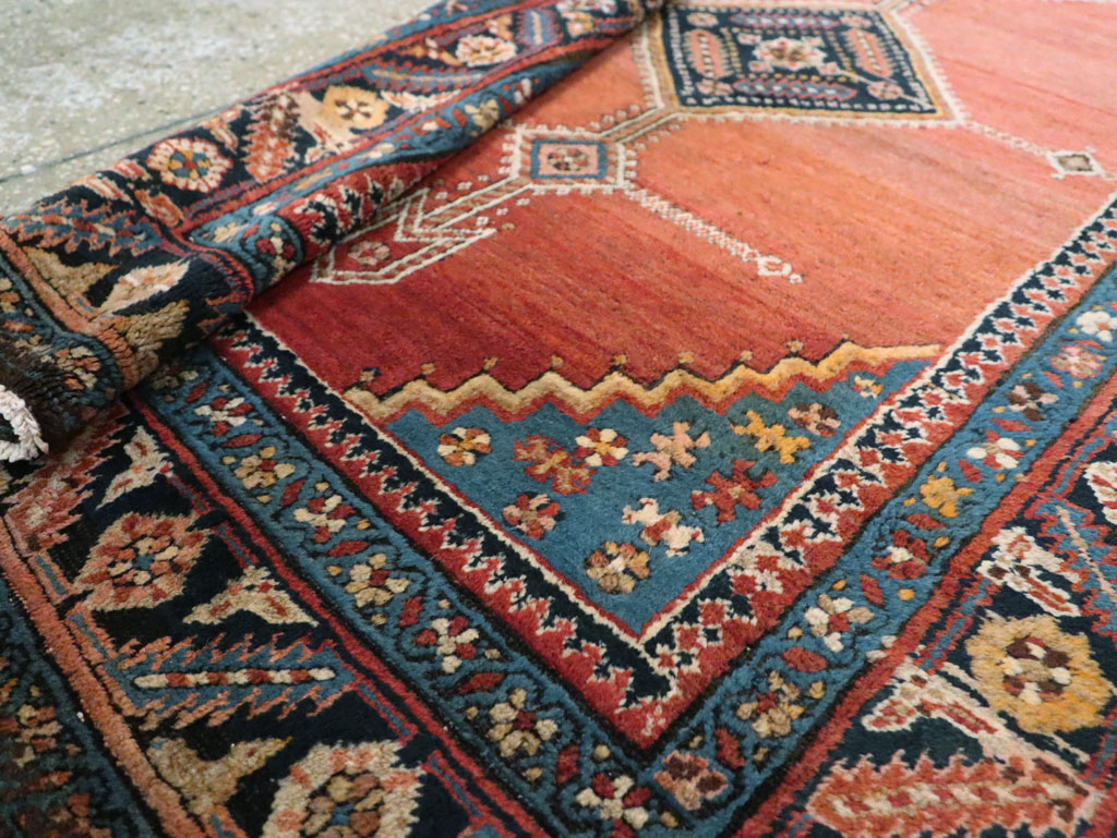 Antique Persian Bakshaish Runner, No.18510 - Staging