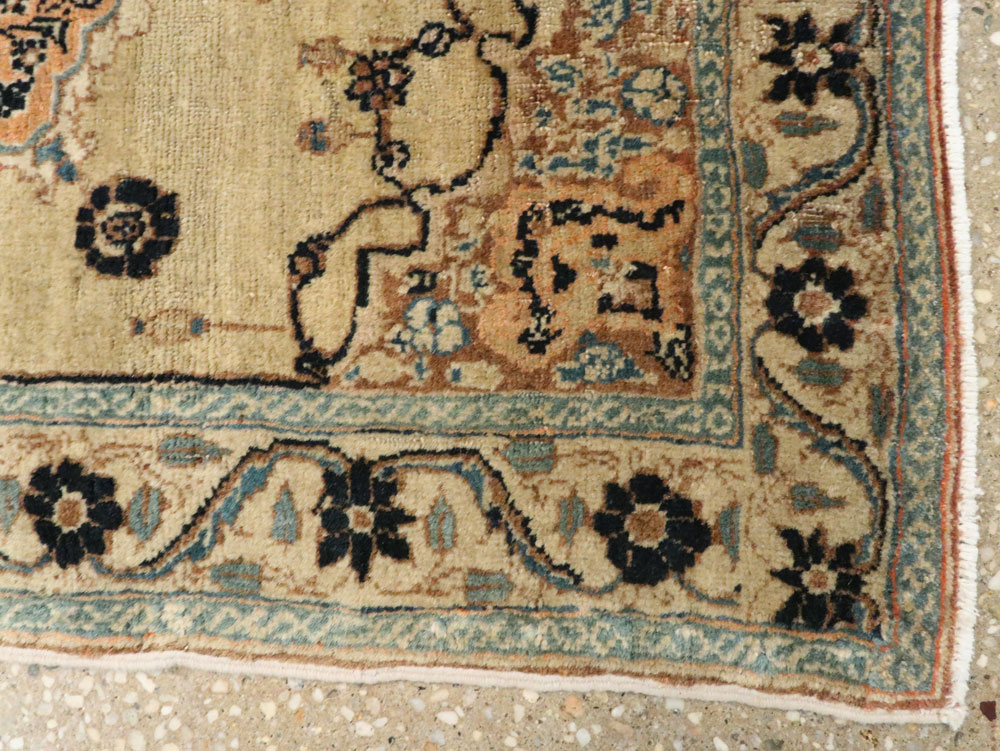 Antique Persian Tabriz Hagi Jalili Rug, No.18516 - Staging