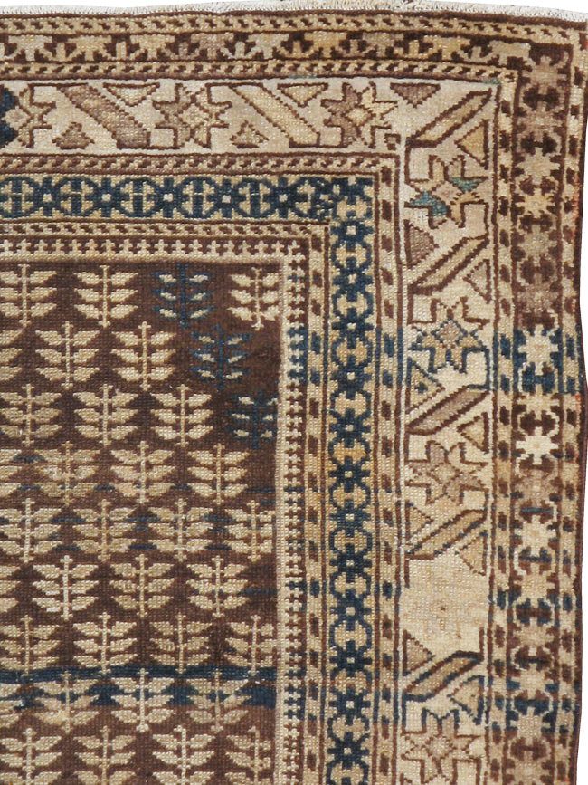 Vintage Persian Malayer Rug, No.18525 - Staging