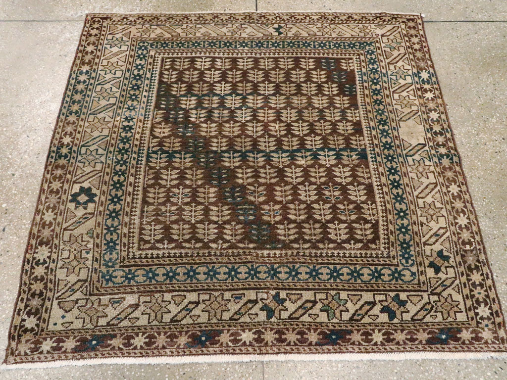 Vintage Persian Malayer Rug, No.18525 - Staging