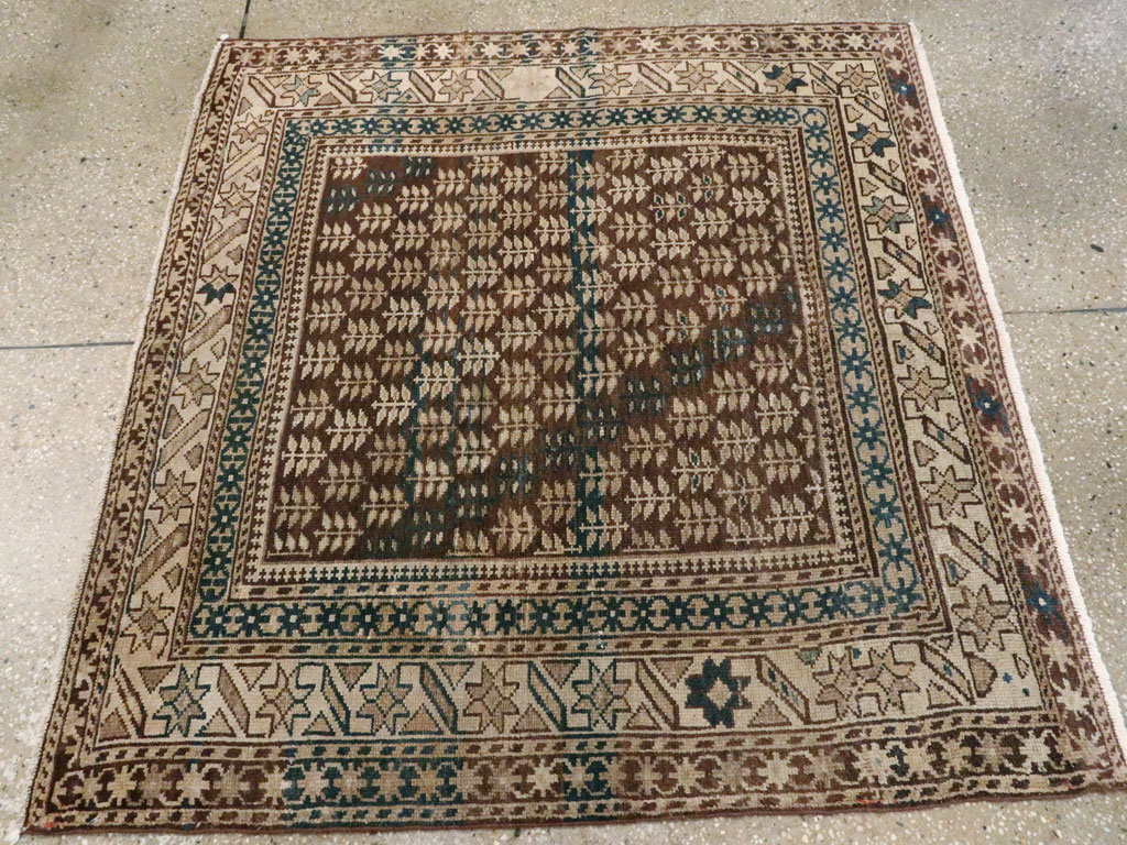 Vintage Persian Malayer Rug, No.18525 - Staging