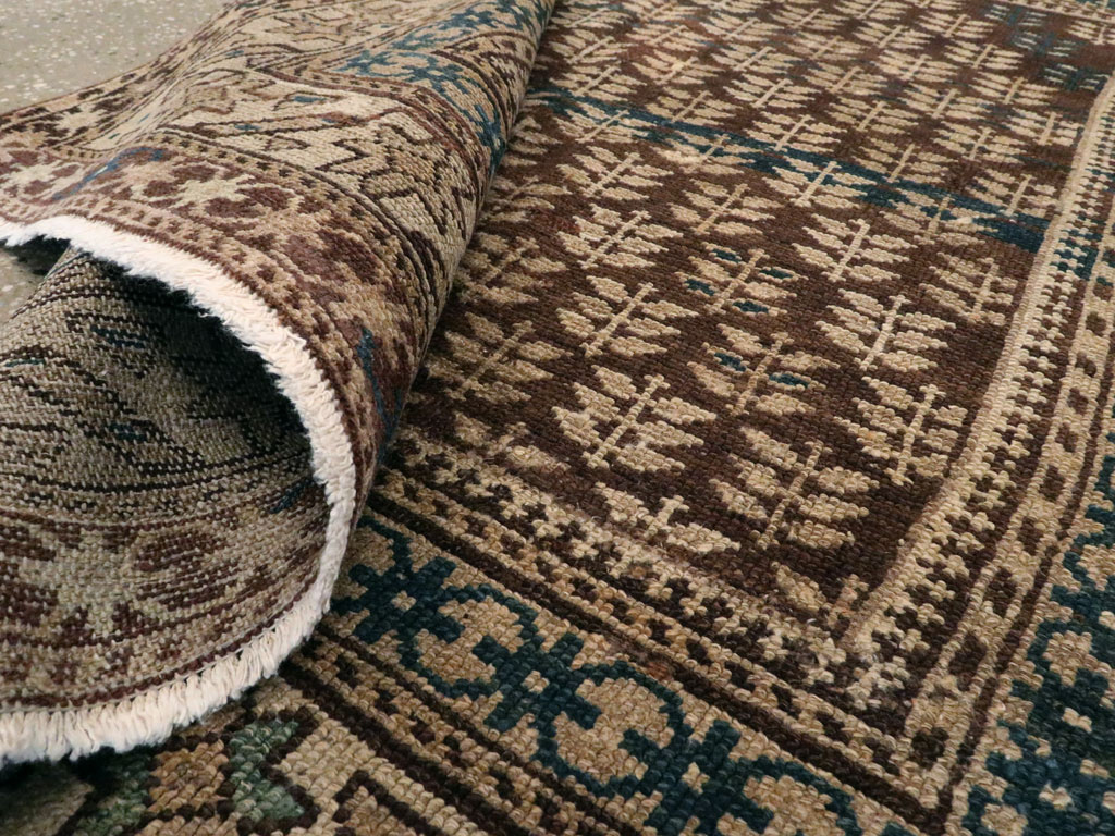 Vintage Persian Malayer Rug, No.18525 - Staging