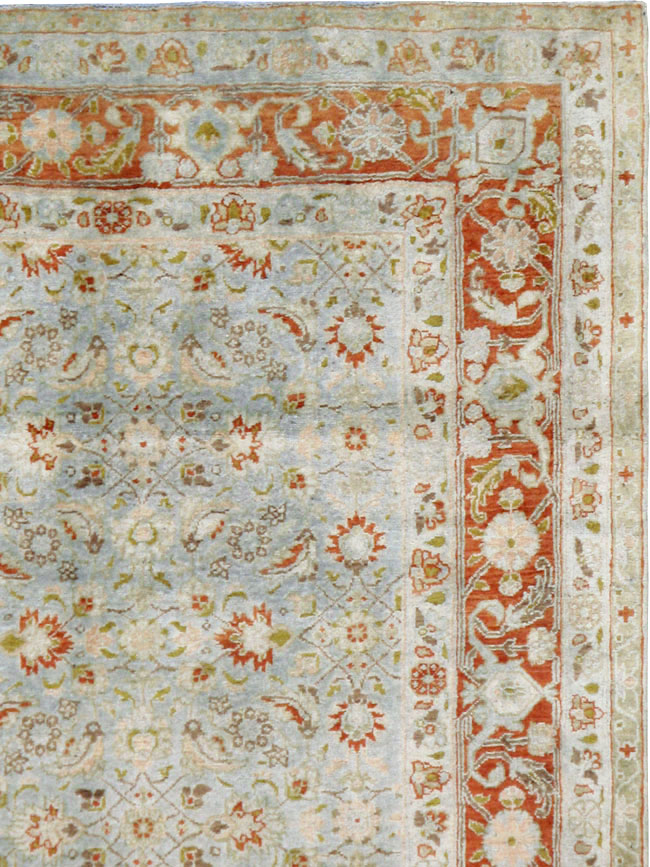 Antique Persian Tabriz Rug, No.18526 - Staging