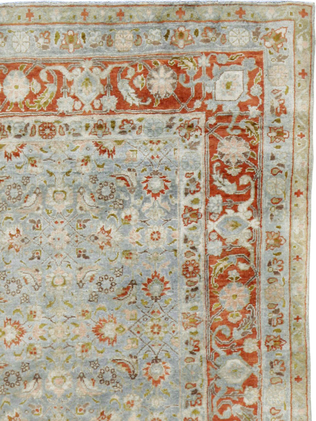 Antique Persian Tabriz Rug, No.18526 - Staging