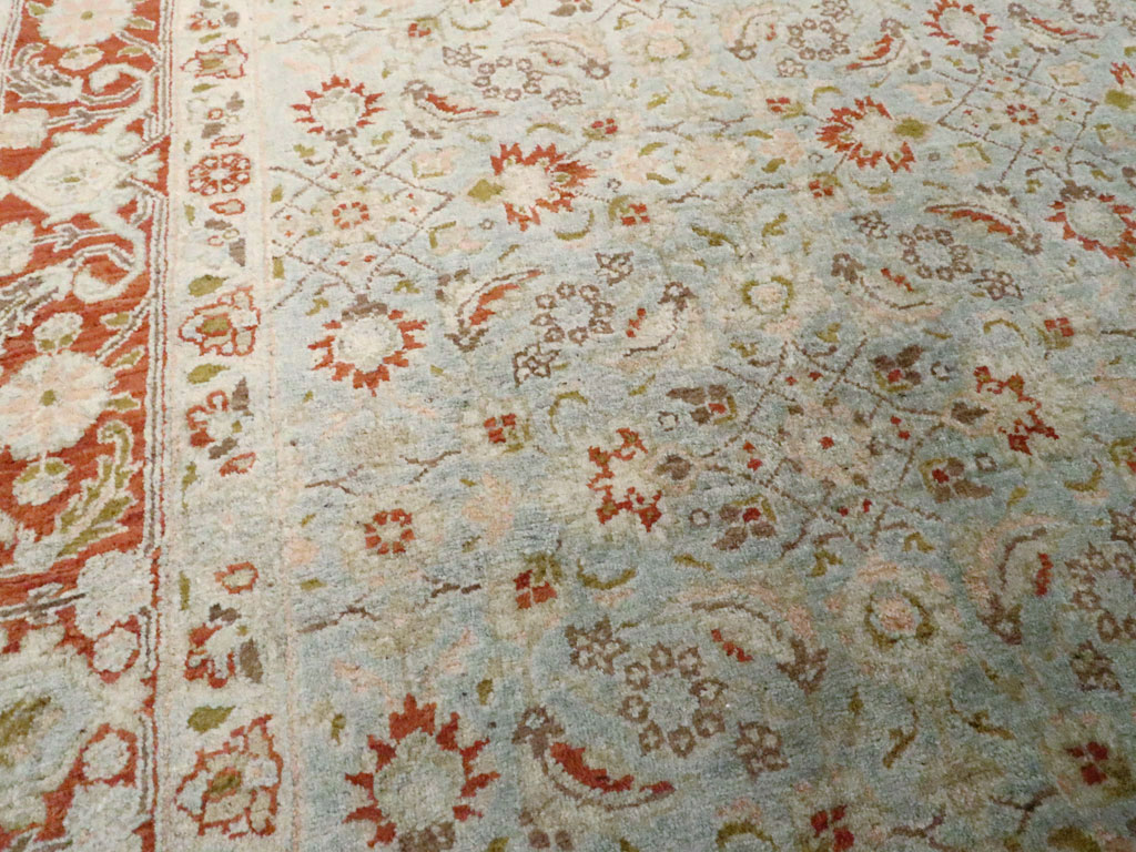 Antique Persian Tabriz Rug, No.18526 - Staging