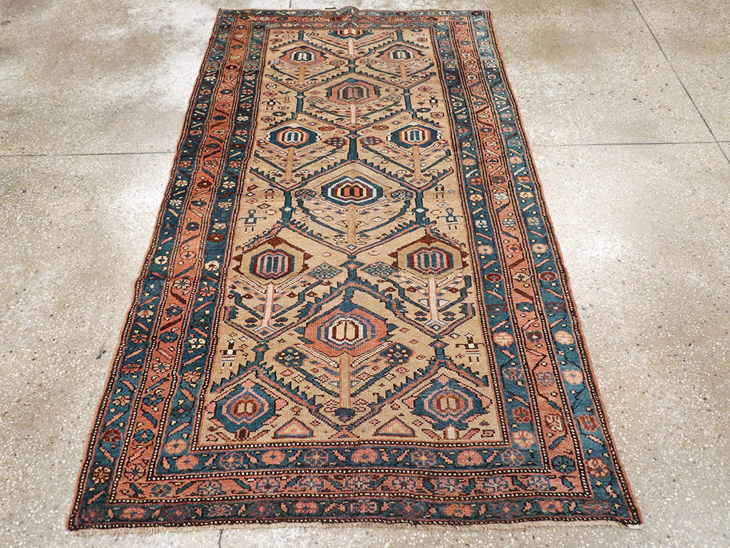 Antique Persian Serab Rug, No.18548 - Staging