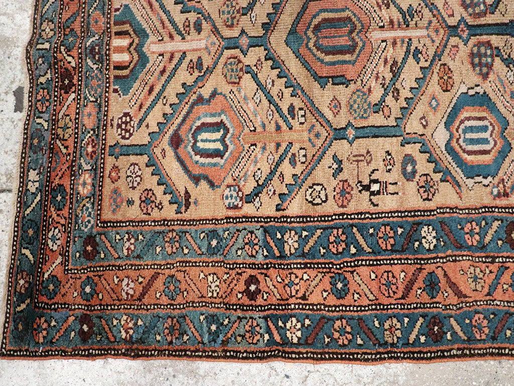 Antique Persian Serab Rug, No.18548 - Staging