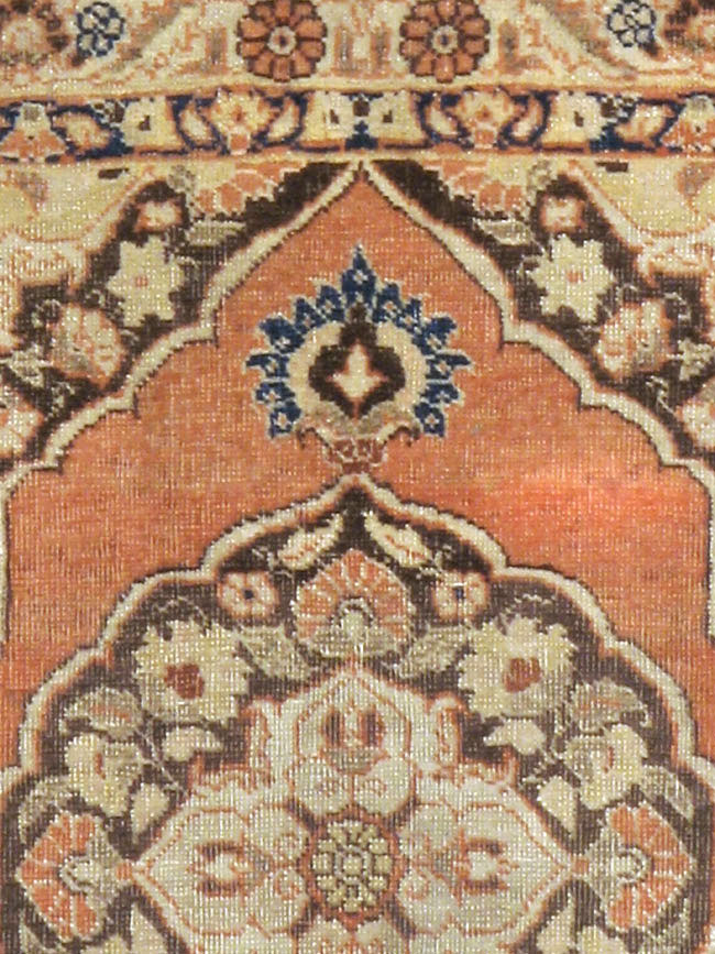 Antique Persian Tabriz Rug, No.18558 - Staging