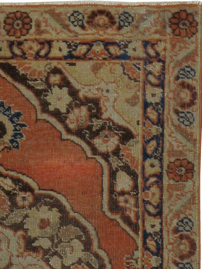 Antique Persian Tabriz Rug, No.18558 - Staging