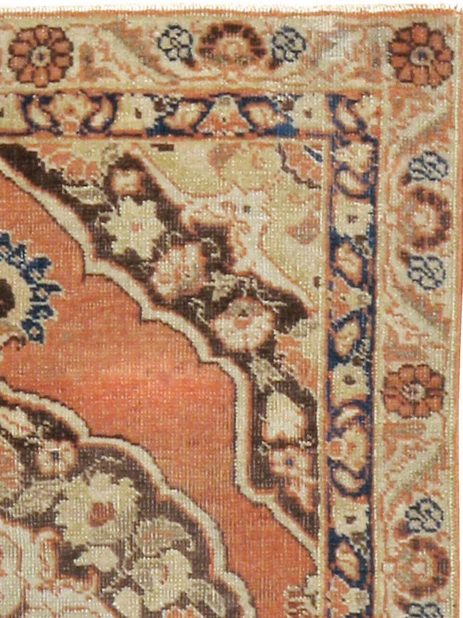 Antique Persian Tabriz Rug, No.18558 - Staging