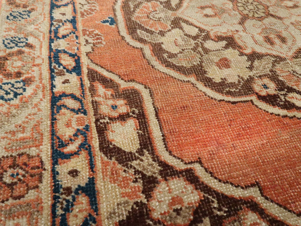 Antique Persian Tabriz Rug, No.18558 - Staging