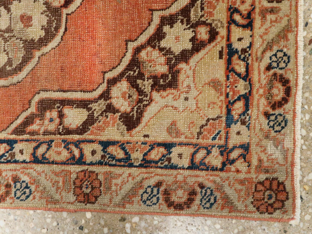 Antique Persian Tabriz Rug, No.18558 - Staging
