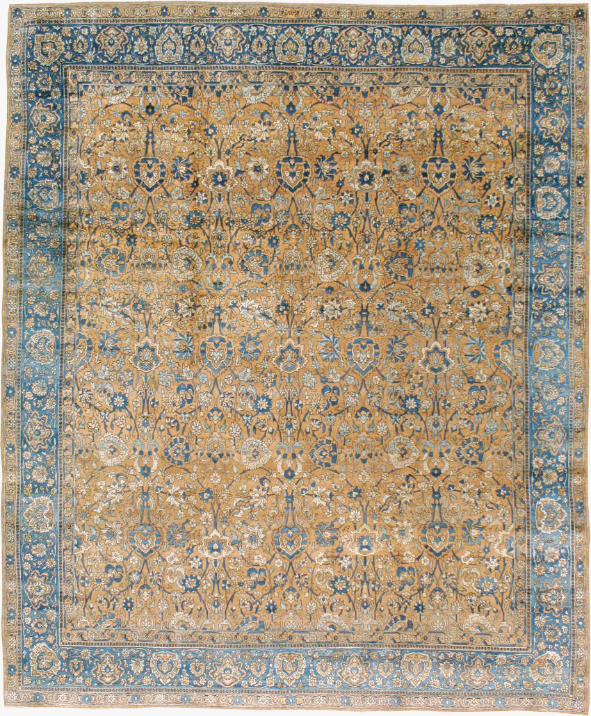 Antique Persian Lavar Kerman Carpet, No.18559 - Staging