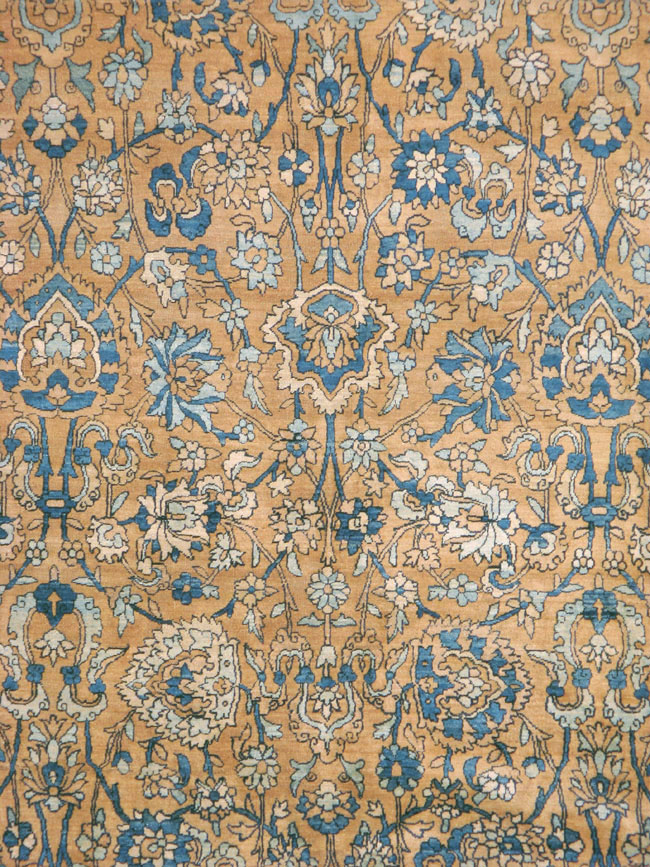 Antique Persian Lavar Kerman Carpet, No.18559 - Staging