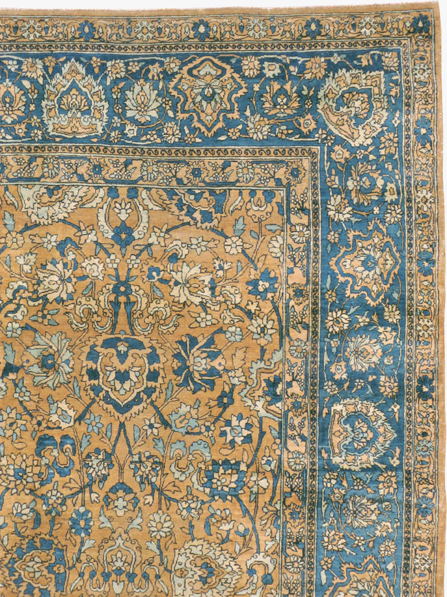 Antique Persian Lavar Kerman Carpet, No.18559 - Staging
