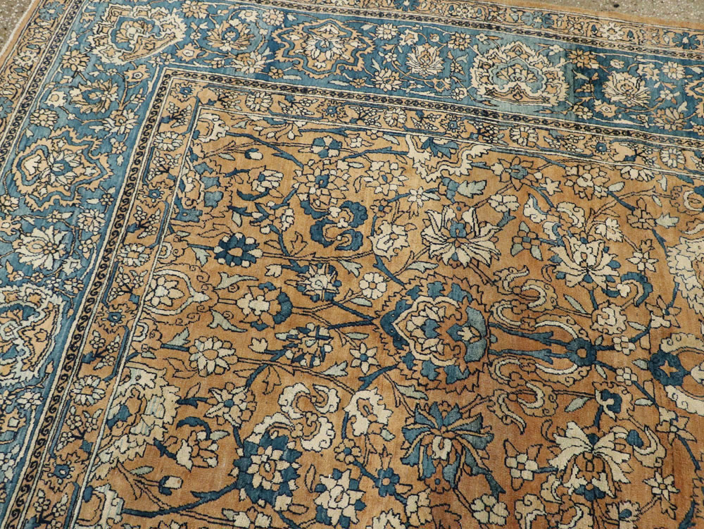 Antique Persian Lavar Kerman Carpet, No.18559 - Staging