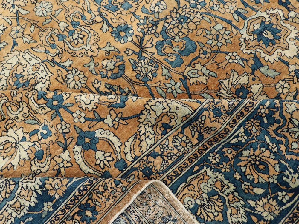 Antique Persian Lavar Kerman Carpet, No.18559 - Staging