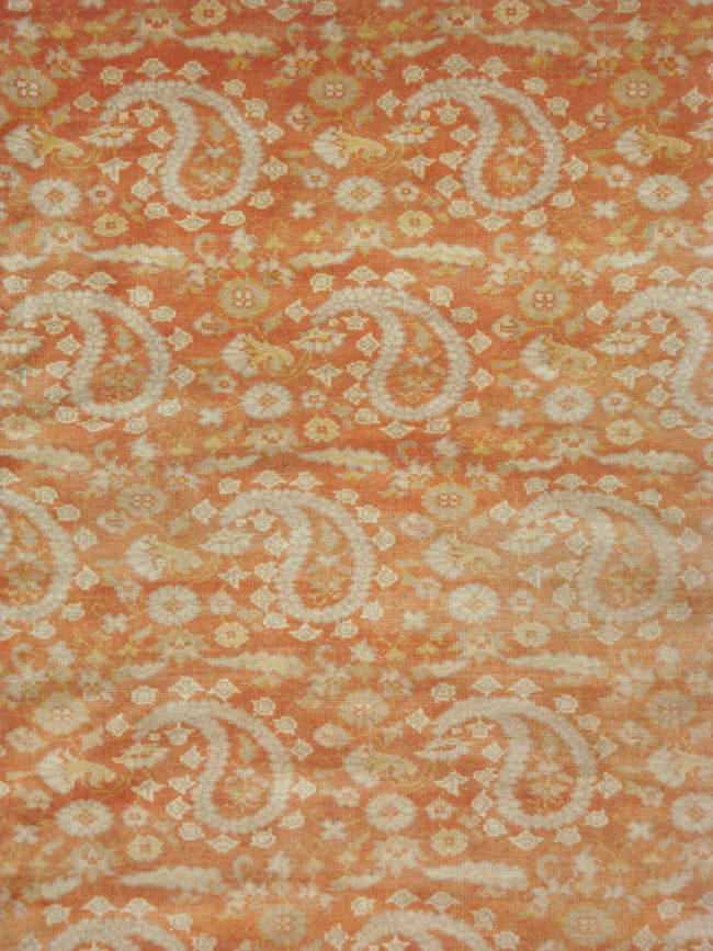 Antique Turkish Oushak Carpet, No.18569 - Staging