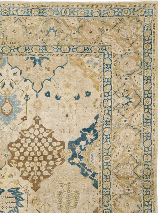 Antique Persian Tabriz Carpet, No.18571 - Staging