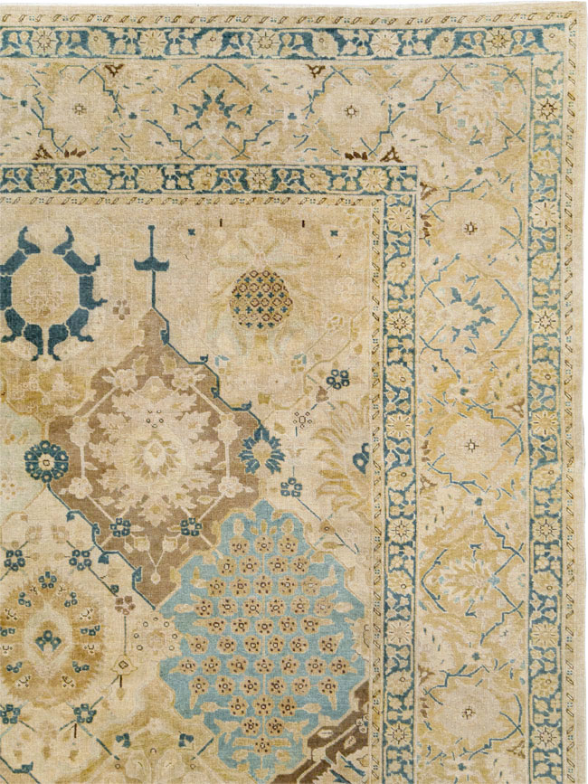Antique Persian Tabriz Carpet, No.18571 - Staging