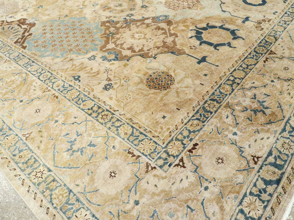 Antique Persian Tabriz Carpet, No.18571 - Staging