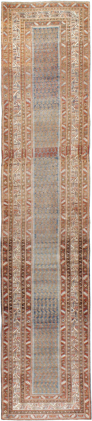 Antique Persian Malayer Runner, No.18575 - Staging