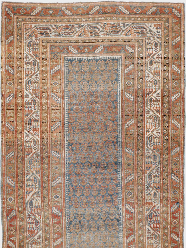 Antique Persian Malayer Runner, No.18575 - Staging