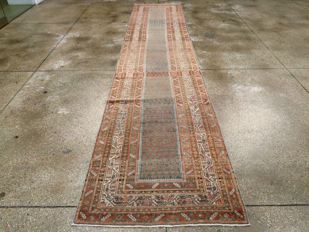 Antique Persian Malayer Runner, No.18575 - Staging