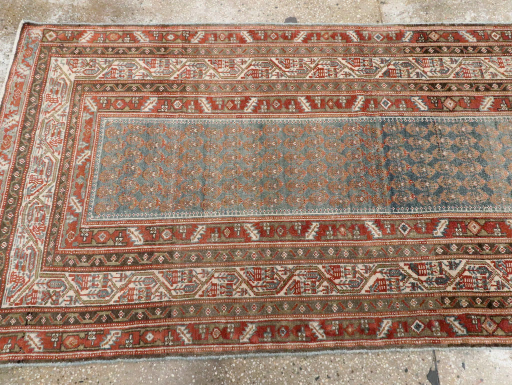 Antique Persian Malayer Runner, No.18575 - Staging