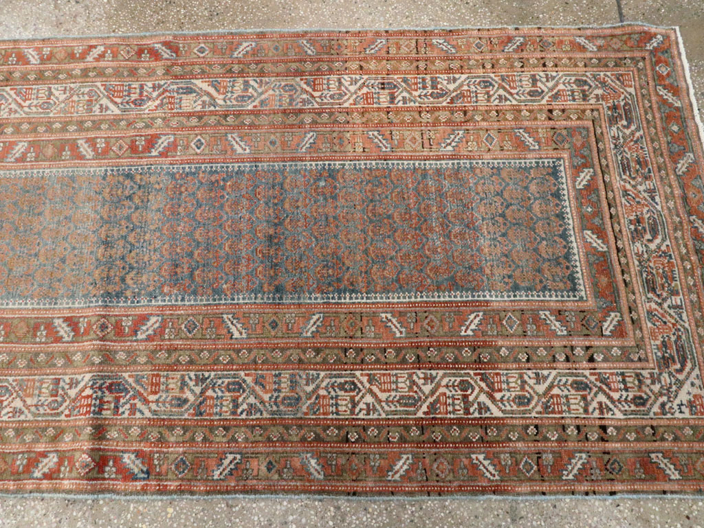 Antique Persian Malayer Runner, No.18575 - Staging