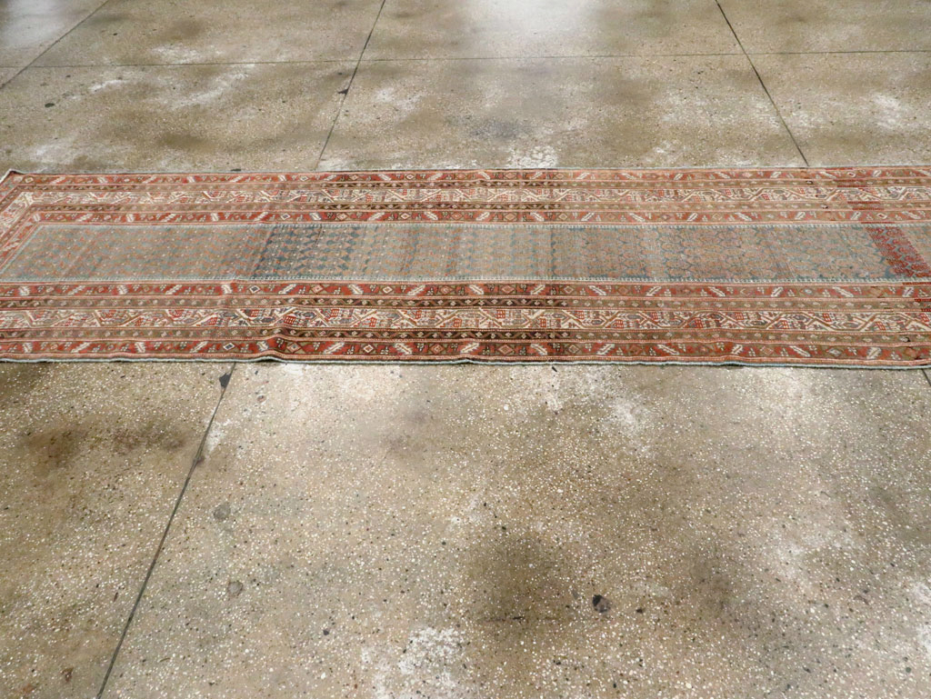 Antique Persian Malayer Runner, No.18575 - Staging