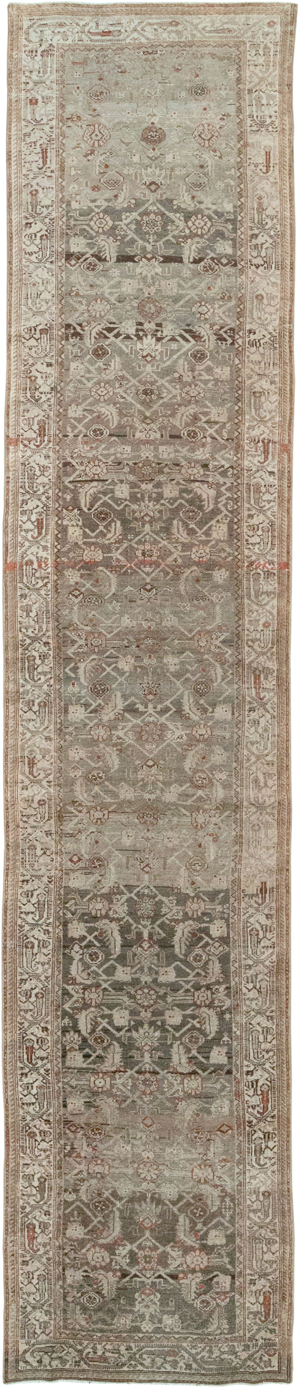 Antique Persian Malayer Runner, No.18576 - Staging