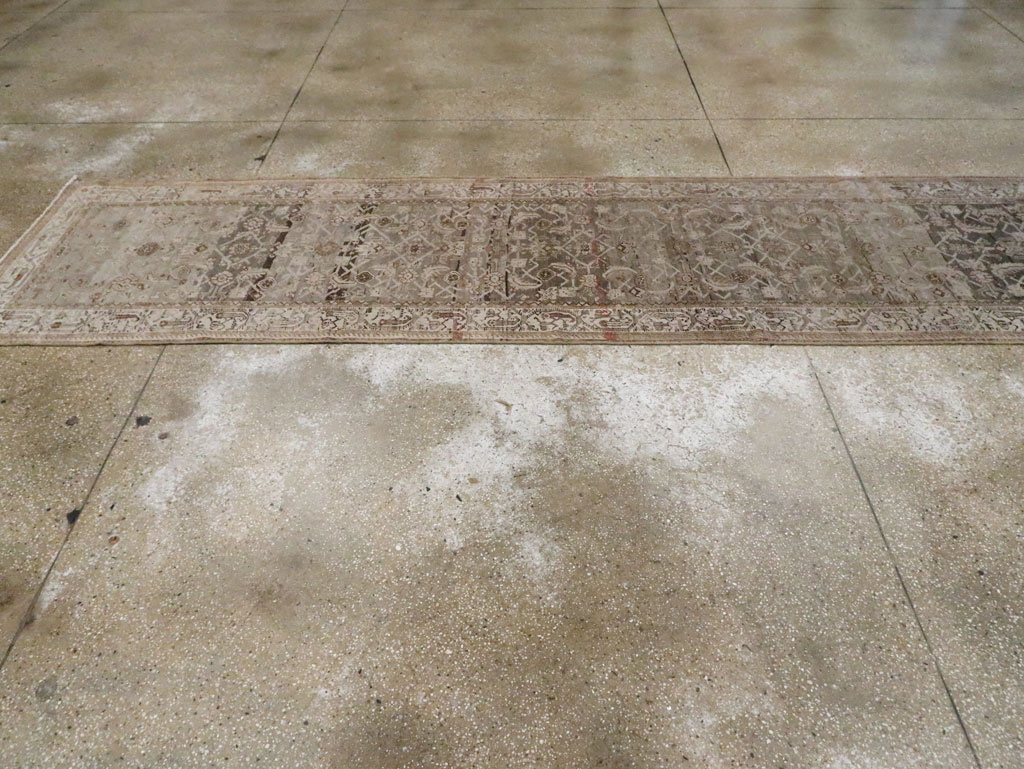 Antique Persian Malayer Runner, No.18576 - Staging